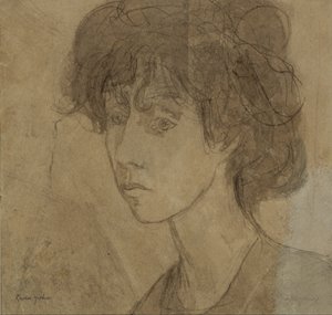 Cabeza de una mujer de Gwen John